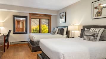 2 slaapkamers, een bureau, wifi, beddengoed