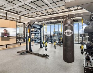 Fitness facility - Premium Luxury 2-bedroom Condo in Downtown Raleigh (Raleigh)