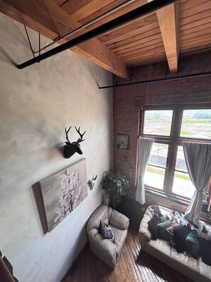 Living area - The Loft at Michigan Central (Detroit)