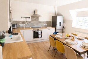 Fridge, microwave, oven, dishwasher - Wheatsheaf Apartment, Abbeytown - close to historic sites and Solway Coast (Abbeytown)