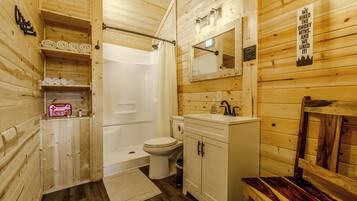 Towels, soap, toilet paper
