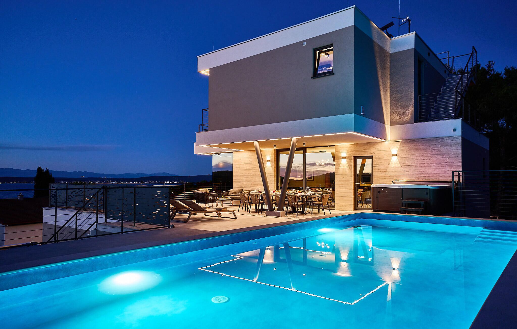 Piscine chauffée