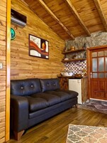 Bungalow, vistas a la bahía | Zona de estar