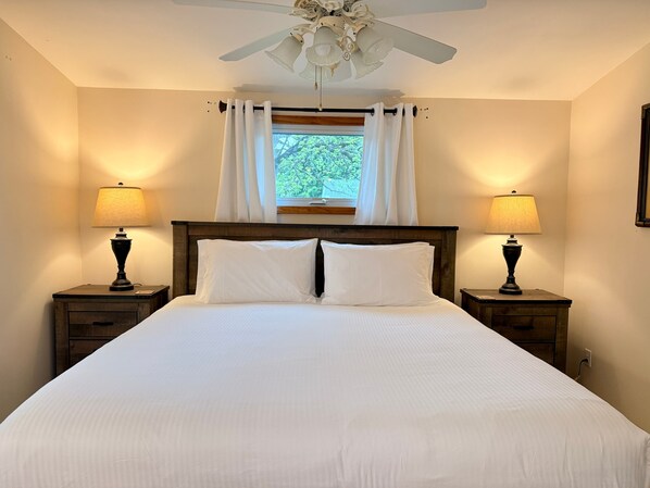 Desk, iron/ironing board, travel crib, WiFi