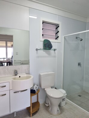 Bathroom - Beachfront Bach in Rarotonga - Ocean Beach Bach (Rarotonga)