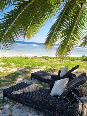 Beach - Beachfront Bach in Rarotonga - Ocean Beach Bach (Rarotonga)