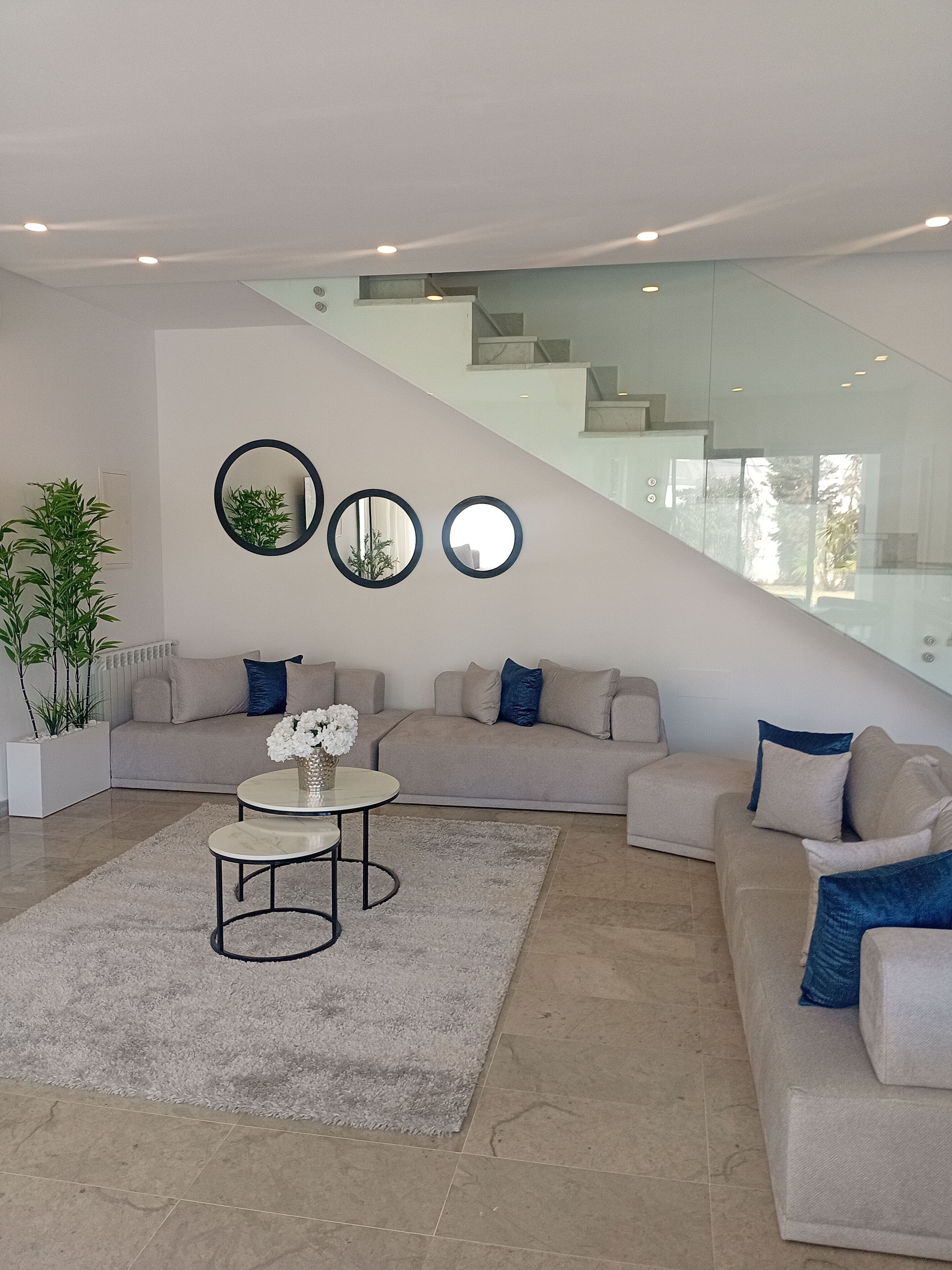 Villa, 4 Bedrooms, Smoking, Private Pool | Living area