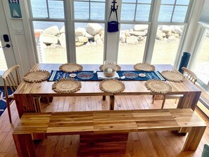 Dining - Serene Quintessential Maine 3-bedroom beach house with AC in beautiful Saco (Saco)