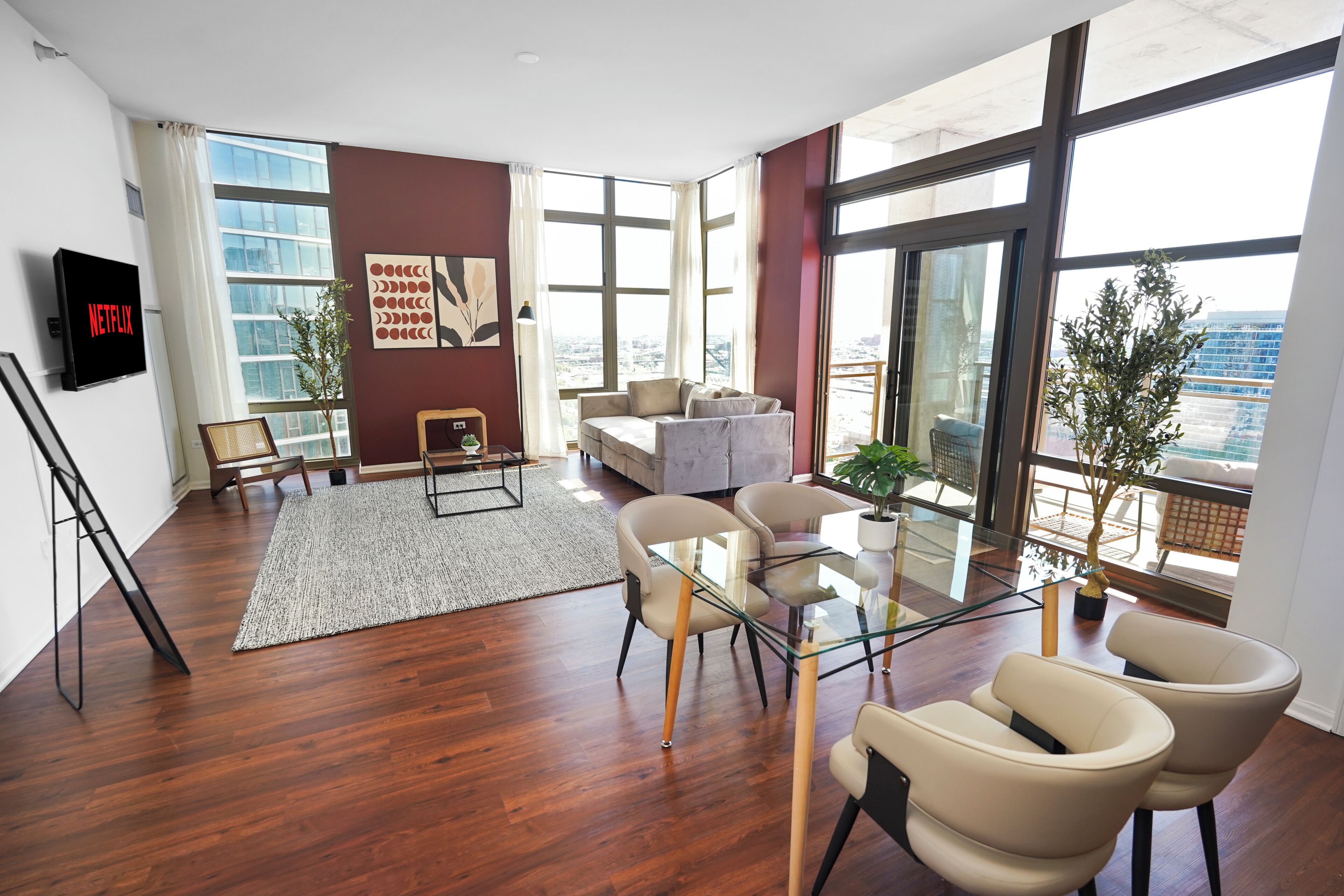 29th Floor 2br Suite With Balcony And Gym - Chicago, IL