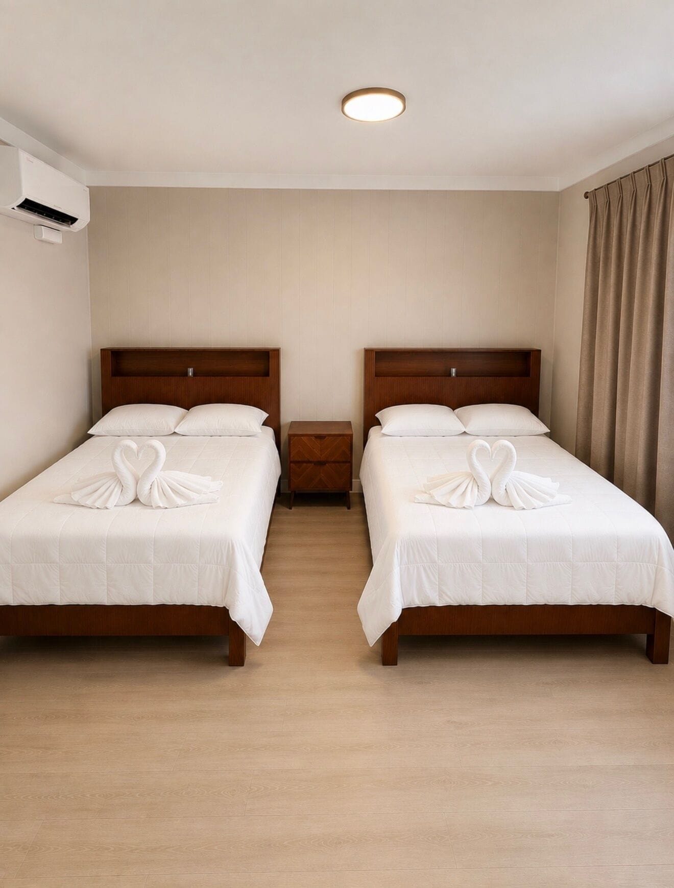 Deluxe Room, 2 Double Beds | WiFi (free), bed sheets