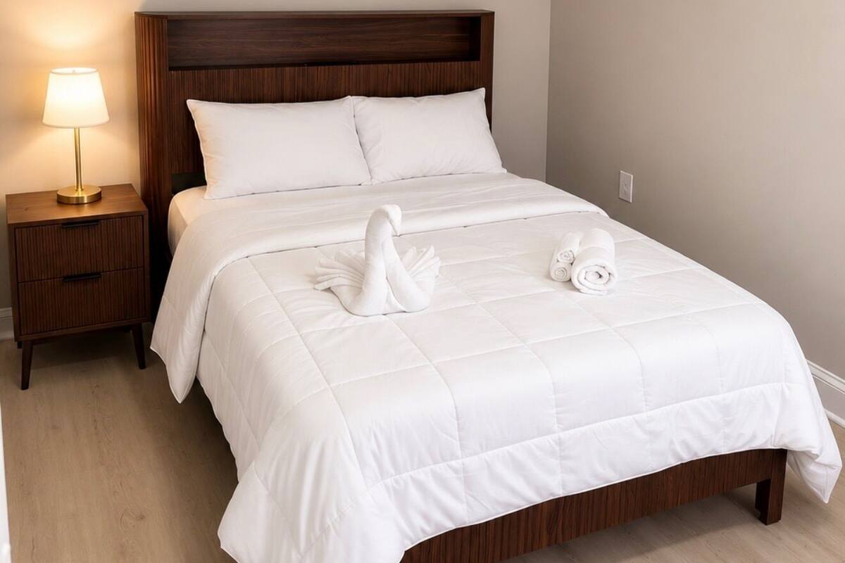 Free WiFi, bed sheets