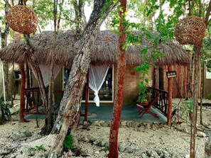 Terrace/patio - HOTEL KIN TULUM JUNGLE DELUXE-VILLA 8 (Tulum)