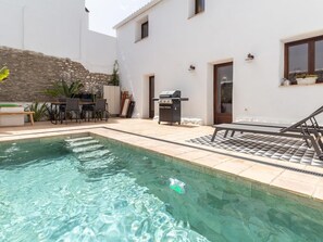 Pool - Rustic house with a swimming pool in Nigüelas (Nigüelas)