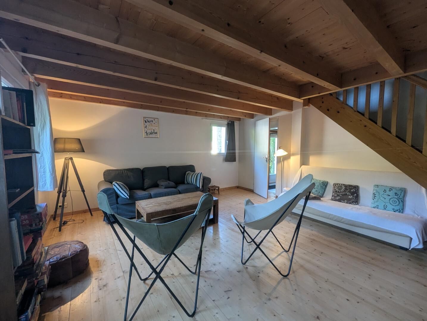 Fernseher, Kamin