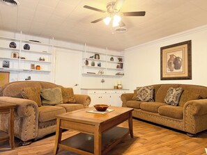 Living area - Vintage Villa- roomy 4-bedroom home with AC in lovely Pima (Pima)