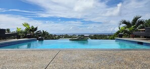 Pool - Rarotonga Holiday Home with Pool & Amazing Views - Ocean Beach Town View (Rarotonga)