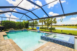 Pool - Luxury Pool Oasis at The Place in Estero - Resort Amenities! (Estero)