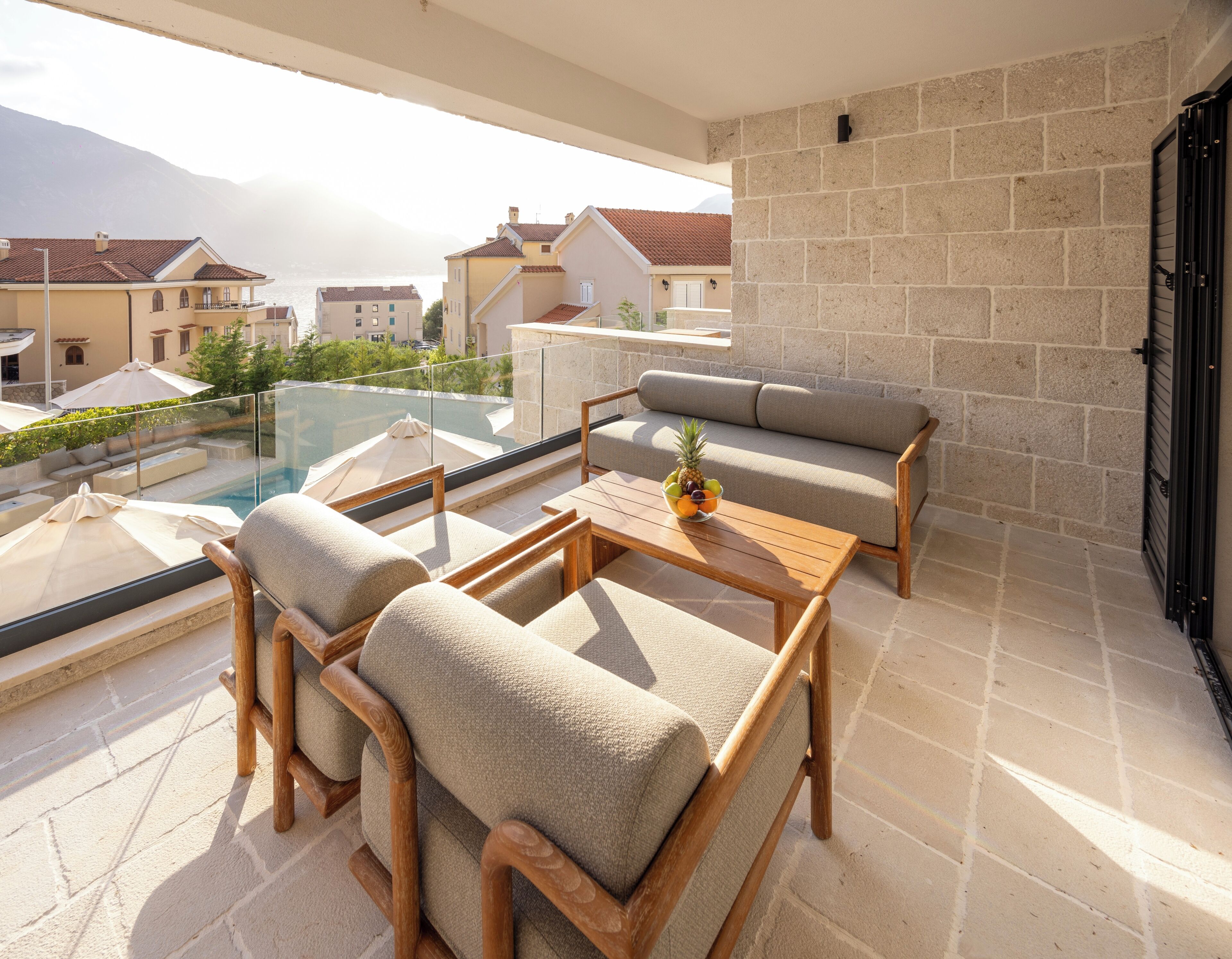 Luxury Room, Balcony, Sea View | Terrace/patio
