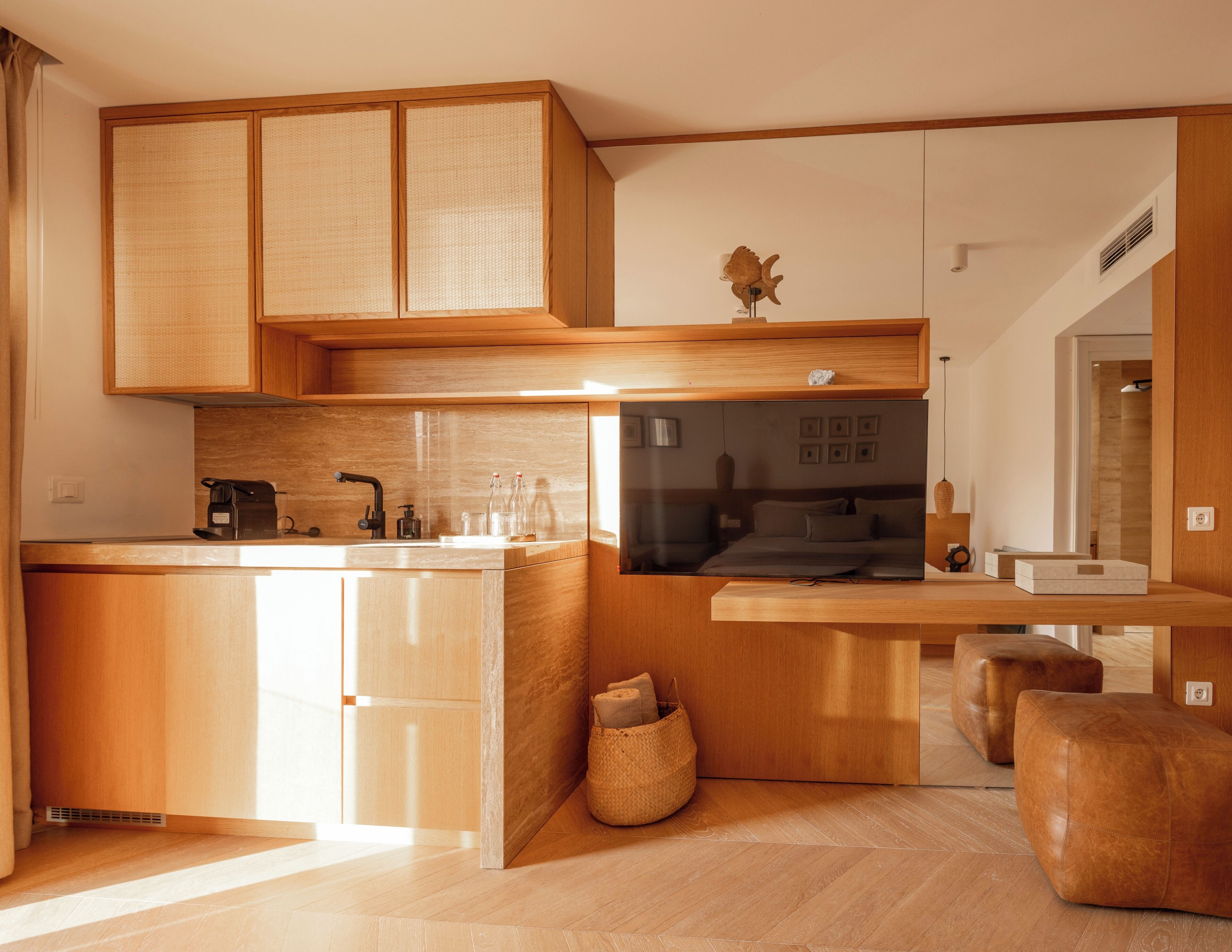 Signature-Apartment, Balkon, Meerblick | Innenbereich
