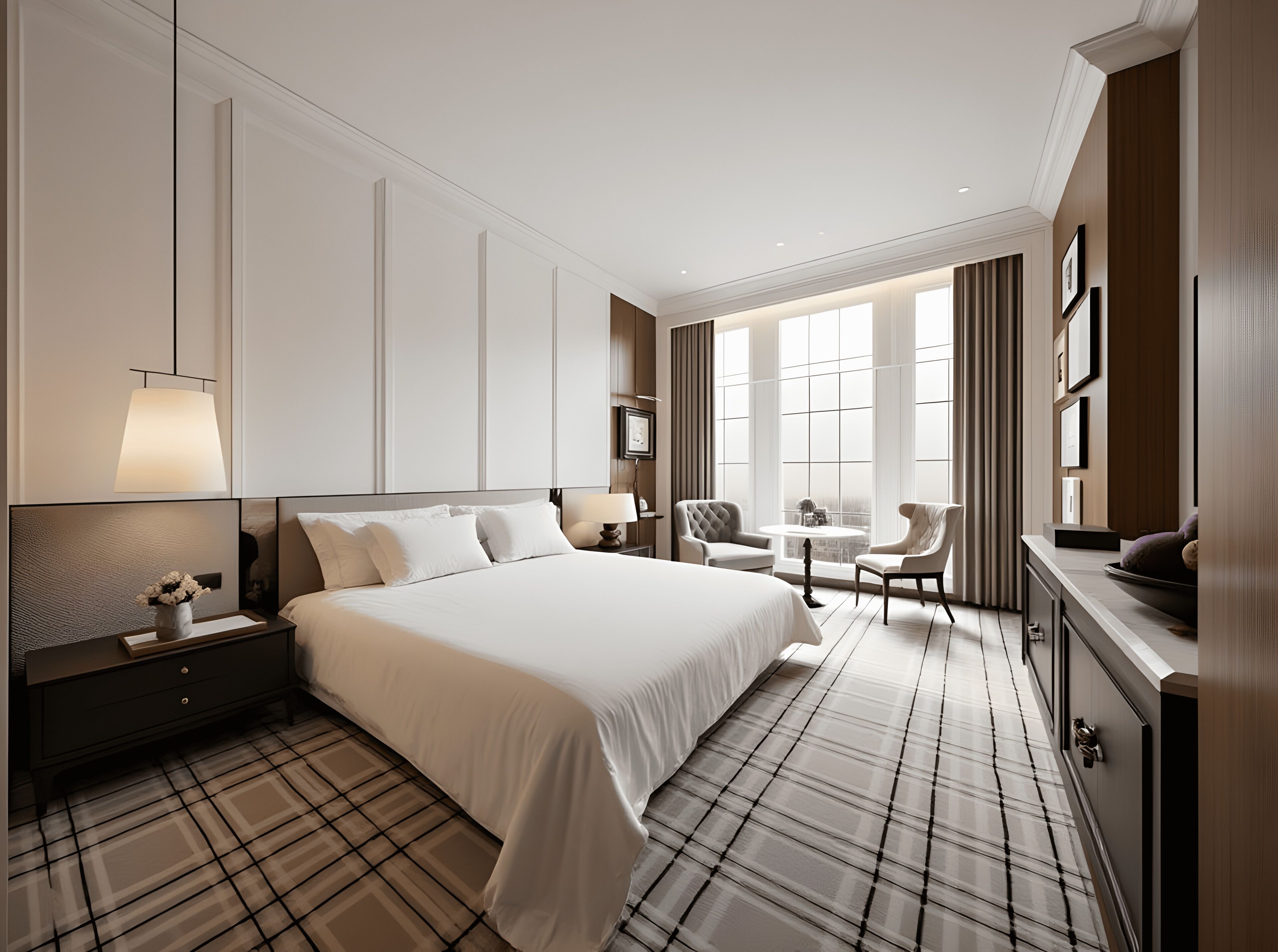 Premier Double Room, 1 King Bed | In-room safe, desk, laptop workspace, blackout curtains