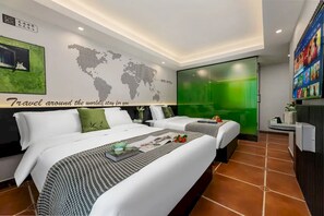 Family Twin Room, City View | Spa - Boni Hotel Guangzhou Huangsha Station (Guangzhou City)