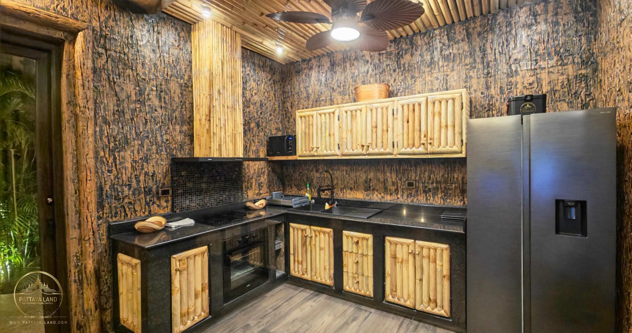 Luxury Villa, Private Pool | Private kitchen | Full-sized fridge, microwave, oven, stovetop
