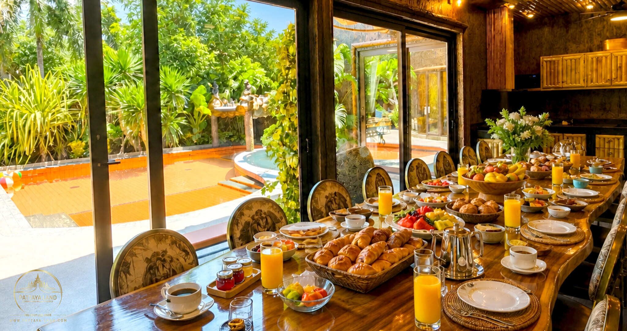 Desayuno completo todos los días (con cargo)