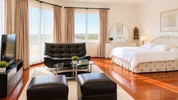 Master Bedroom with private living room, private bathroom and walking closet.