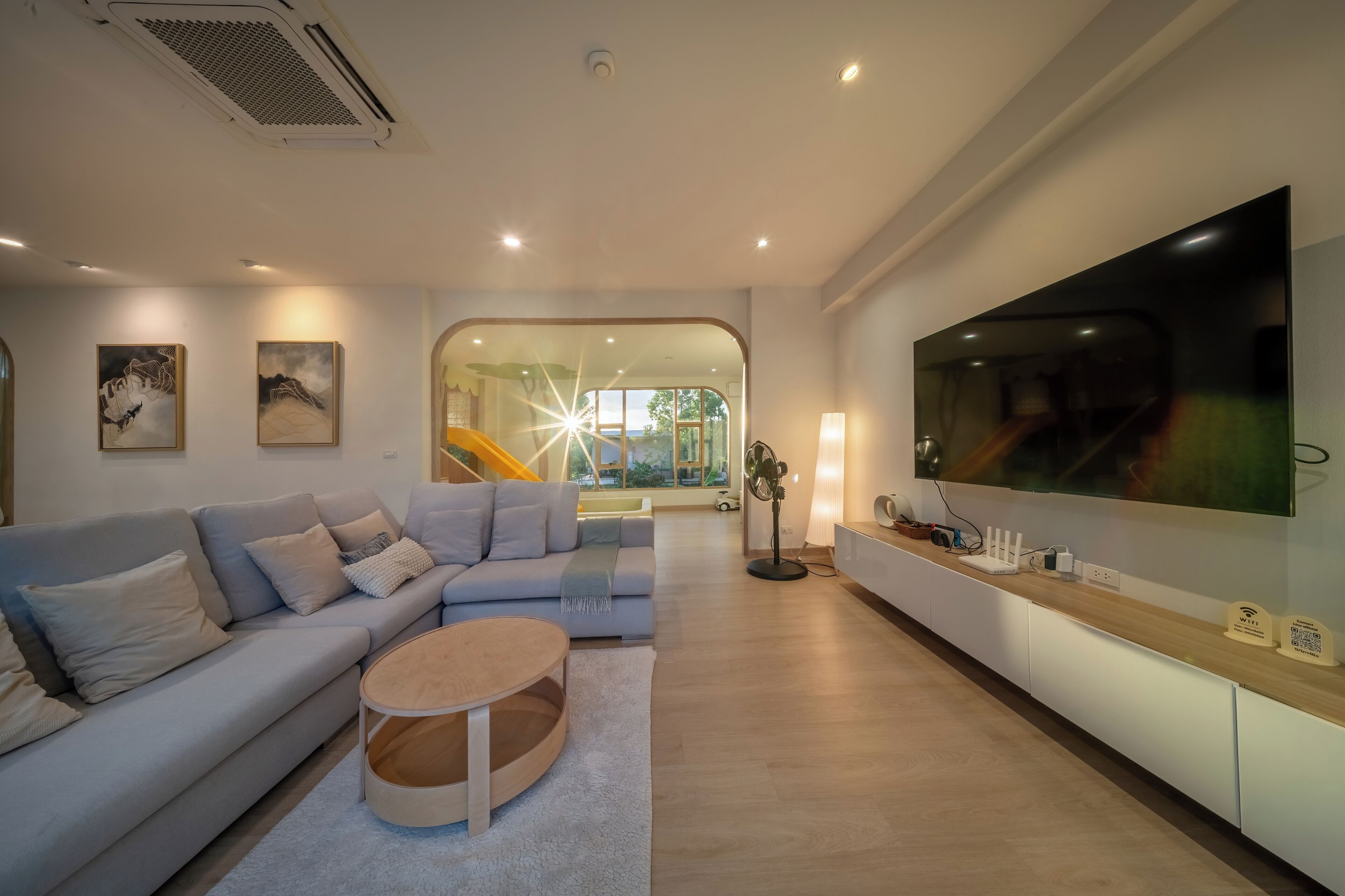 Villa, 5 Bedrooms, Non Smoking | Living area