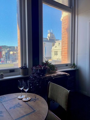 Dining - Heritage NY-style loft in the heart of Cuba Street – 2 Bed, 2 Bath Apartment (Wellington)