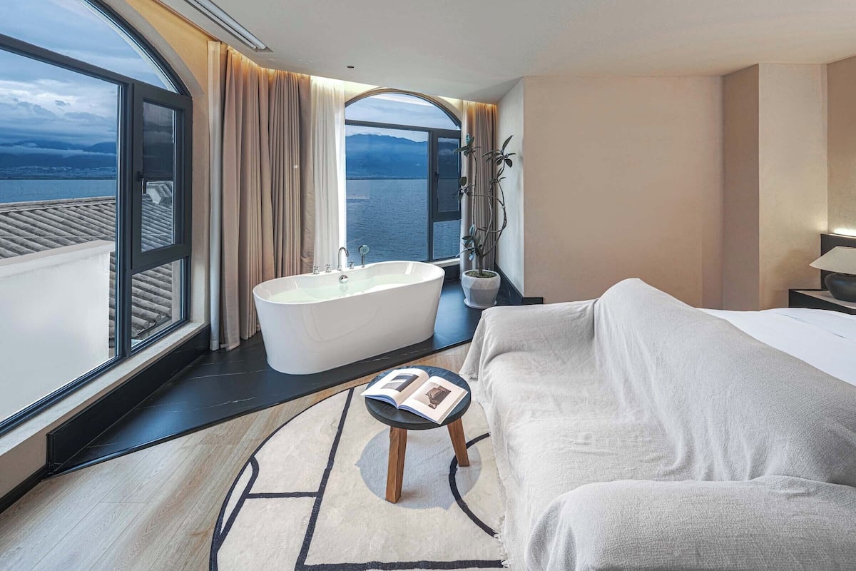 Premium bedding, down duvets, memory-foam beds, minibar