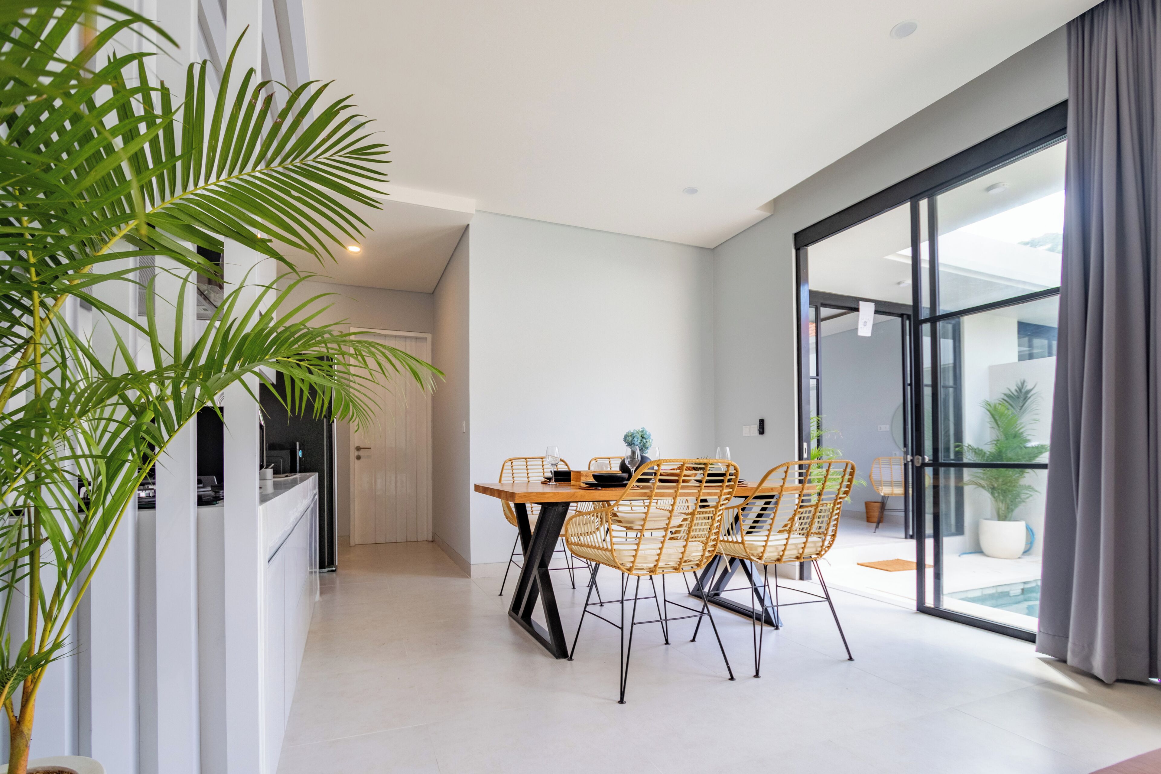 Exclusive Villa, Pool View | Living area | 50-inch Smart TV with digital channels