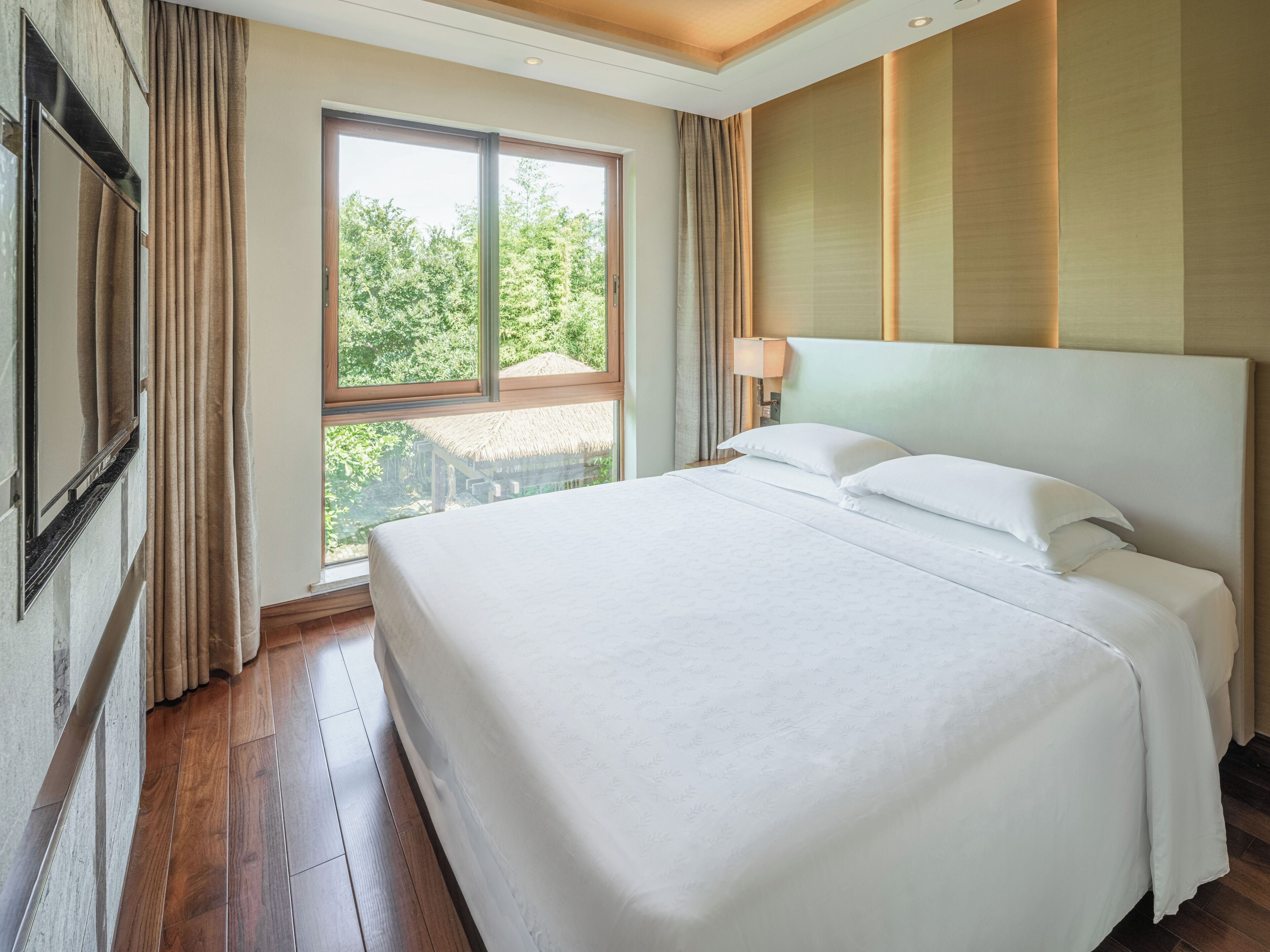 Family Triple Room, Courtyard View | In-room safe, blackout curtains, iron/ironing board, free WiFi
