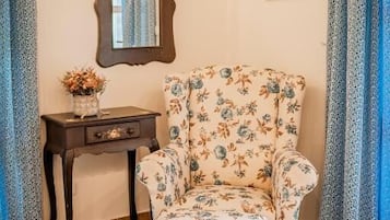 Luksussuite, hageutsikt | Innvendig