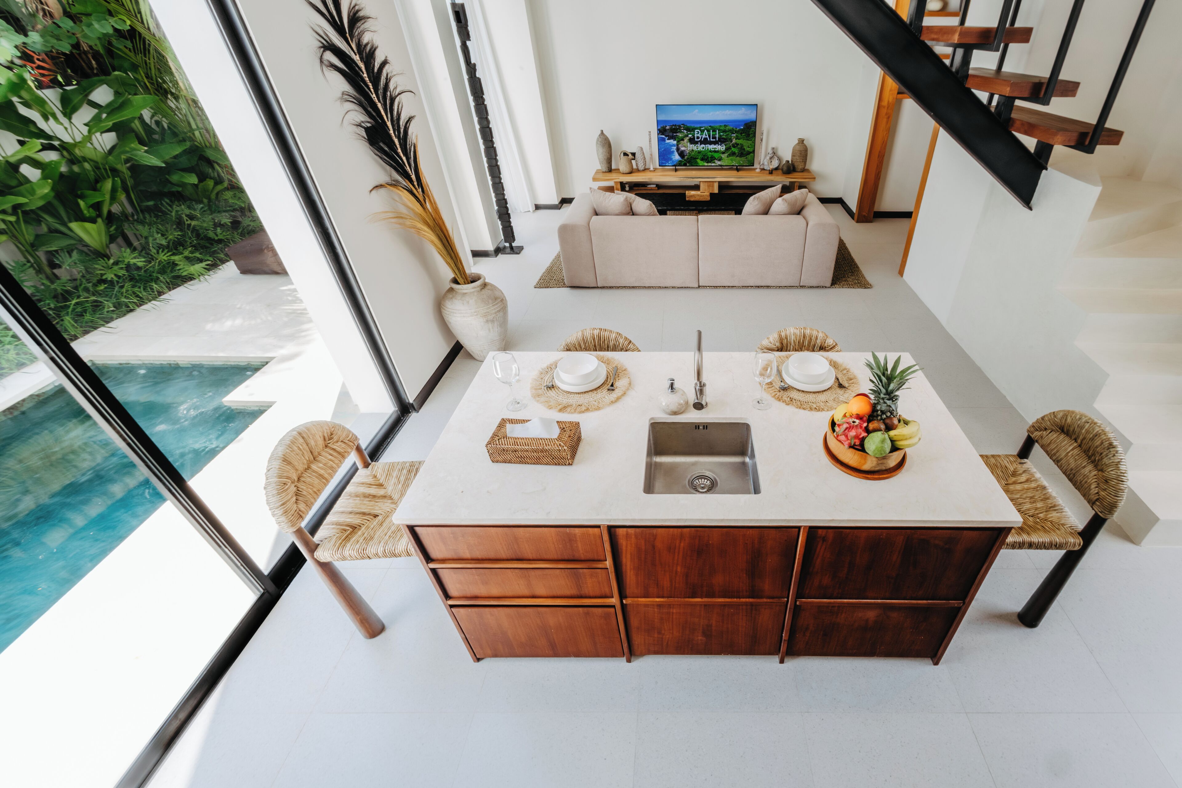Vila superluxo, vista para a piscina | Parte interna