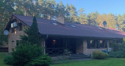 Forest house in Poland near the lakes. As a couple, with family or friends
