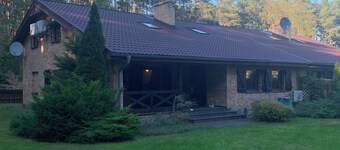 Forest house in Poland near the lakes. As a couple, with family or friends