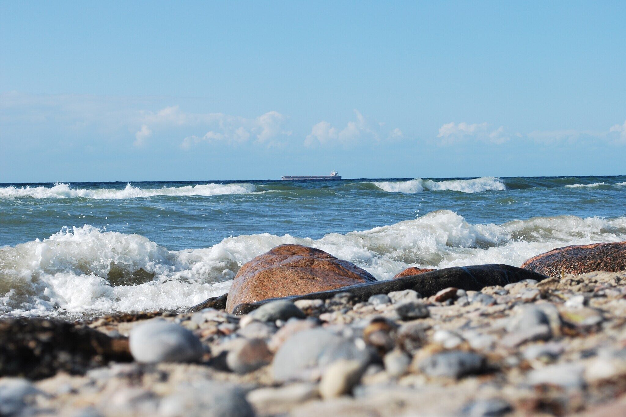 Tæt på stranden