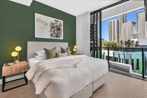 2 slaapkamers, een strijkplank/strijkijzer, gratis wifi, beddengoed