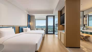 Luxury Twin Room, Patio, Hill View | Free WiFi