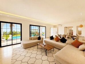 Living area - Villa Hanine S3 Piscine (Hammamet)