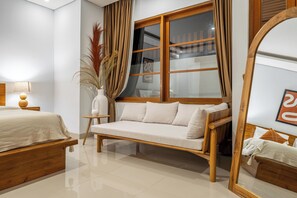 Villa Luxury, vista piscina | Biancheria in cotone egiziano, biancheria da letto di alta qualità