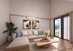 Superior Suite, Garden View | Living area
