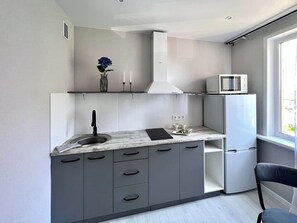Standard Apartment, 1 Bedroom | Private kitchen