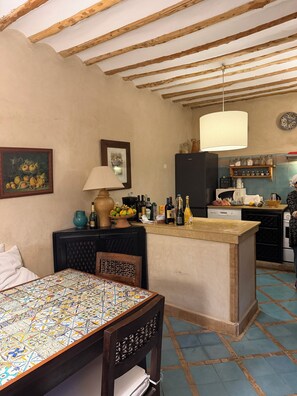 Dining - Riad 4 rooms with housekeeper and swimming pool (Marrakech)