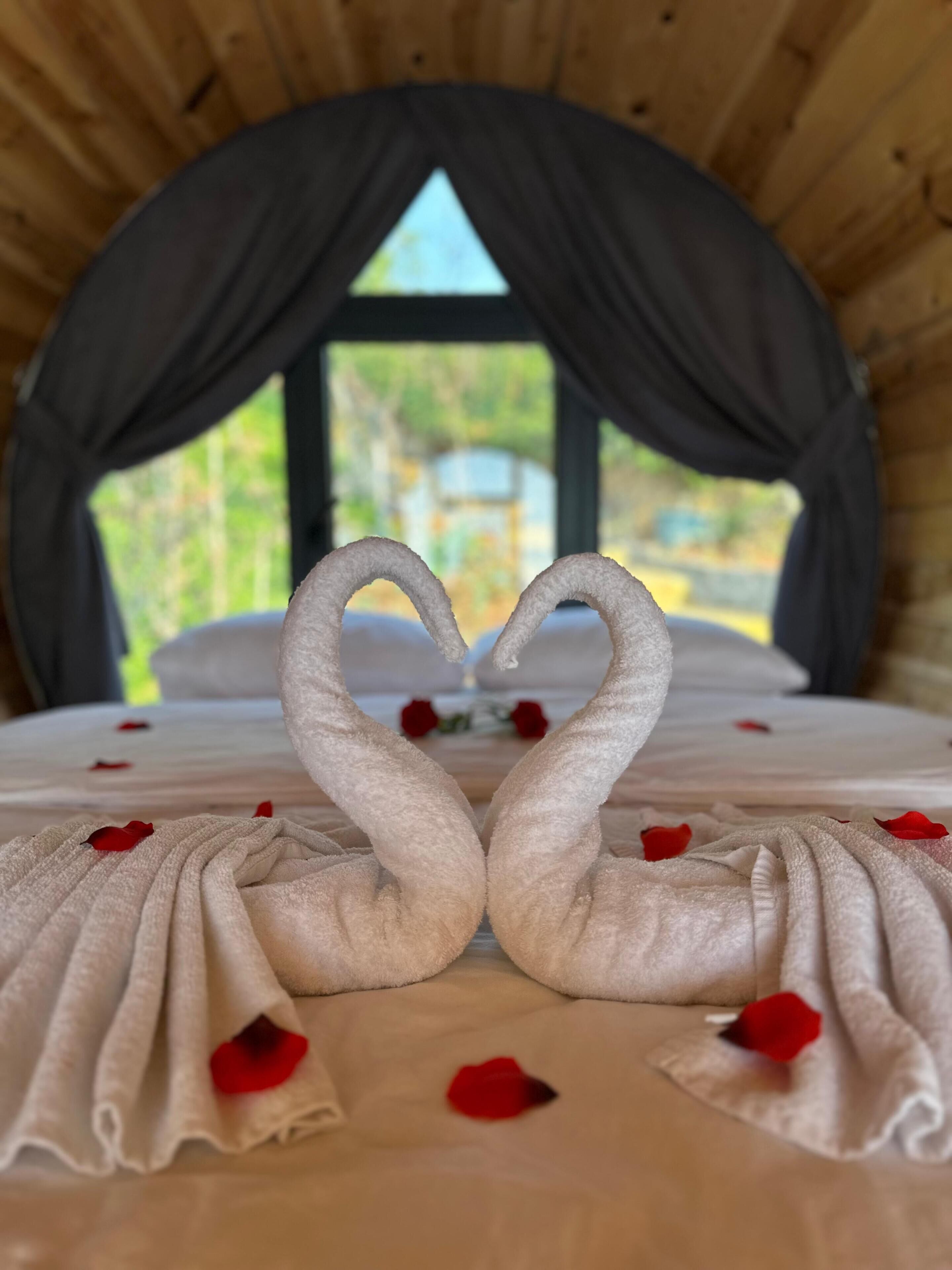 Deluxe bungalow, uitzicht op zee | Gratis wifi