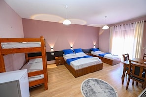 Family Quadruple Room, Balcony | Iron/ironing board, free WiFi