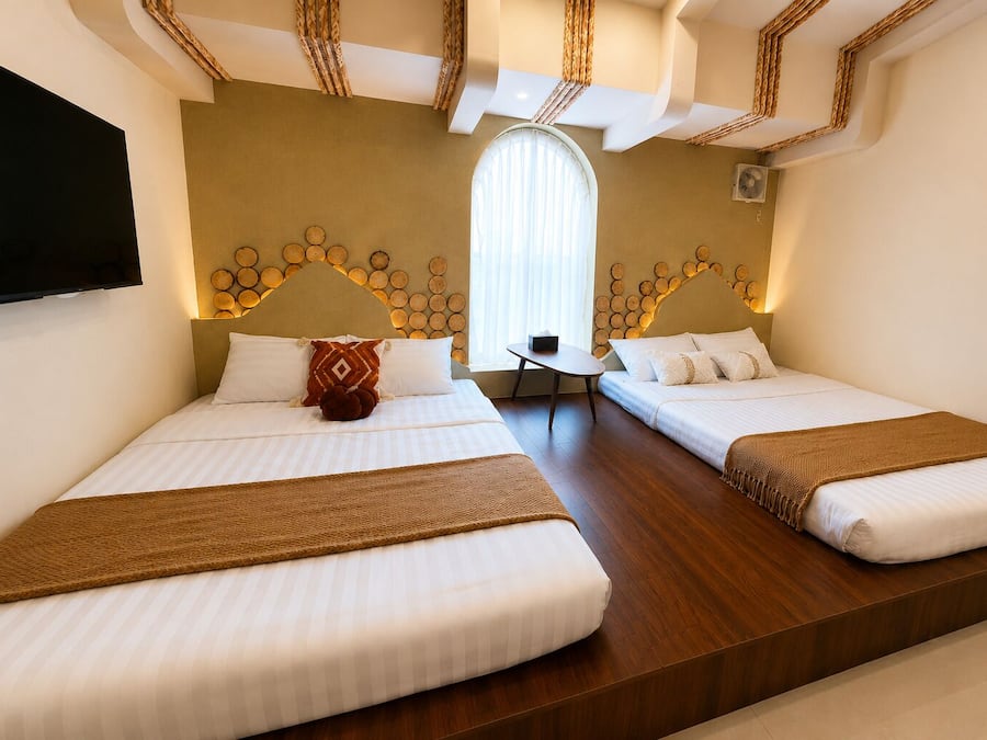 Family Room | Premium bedding, desk, iron/ironing board, WiFi (free)