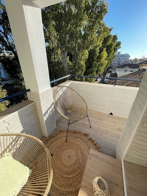 Terrace/patio - Bright apartment with terrace and views (Chipiona)