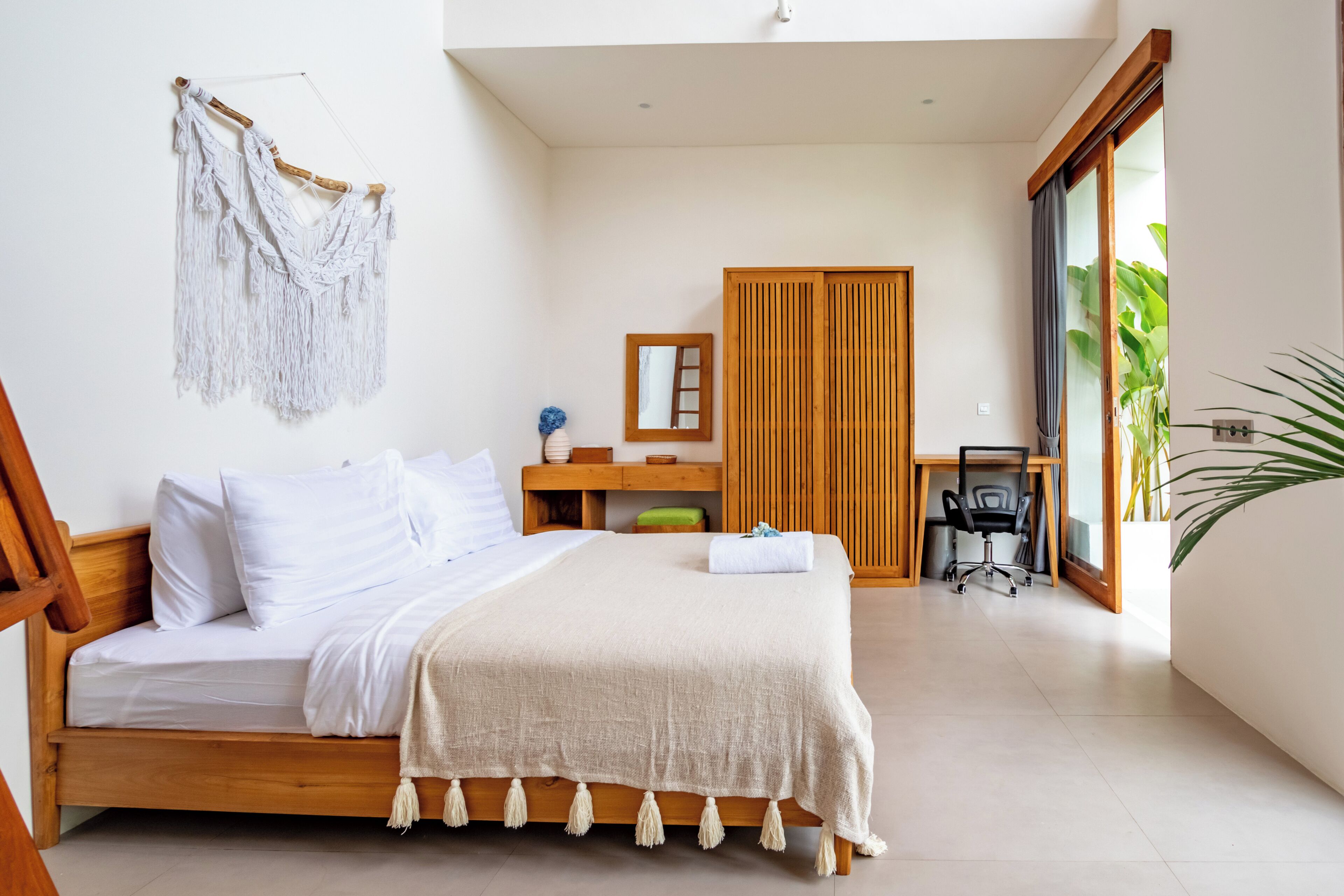 Deluxe Villa, Pool View | Egyptian cotton sheets, premium bedding, in-room safe